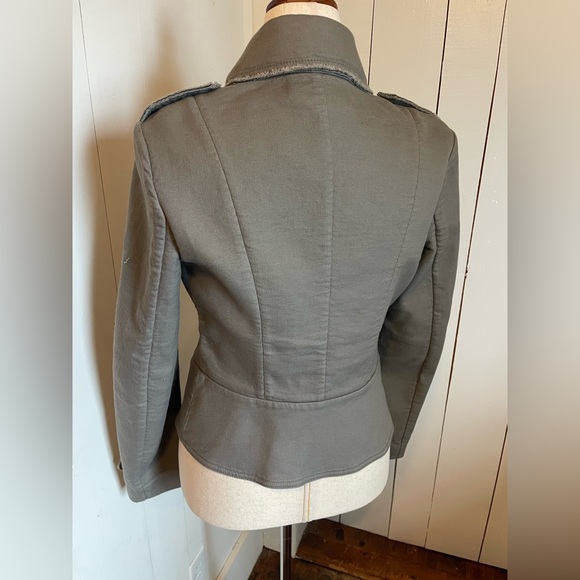 BANANA REPUBLIC Gray military jacket - Picture 6 of 11